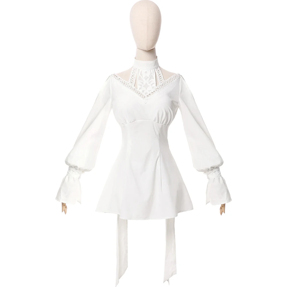 FINAL FANTASY XIV Ryne Minfilia Cosplay Costume Game White Cute Gothic Dress FF14 Ryne Dress Women Fancy Suit Custom Made
FINAL FANTASY XIV Ryne Minfilia Cosplay Costume Game White Cute Gothic Dress FF14 Ryne Dress Women Fancy Suit Custom Made