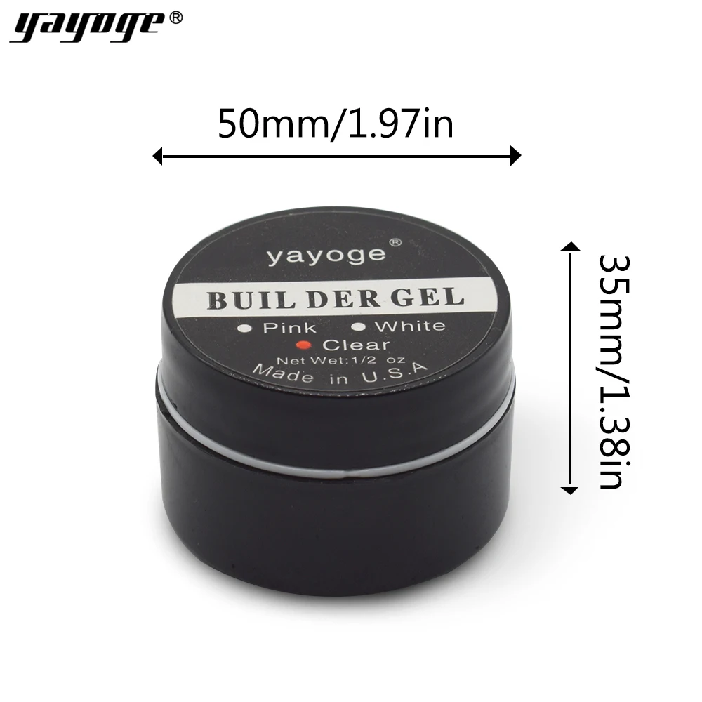 Yayoge Extension UV Gel Nail Polish Extend Builder Acrylic Varnish Clear White Pink DIY Jelly Gel Manicure Tool Nails Gels
Yayoge Extension UV Gel Nail Polish Extend Builder Acrylic Varnish Clear White Pink DIY Jelly Gel Manicure Tool Nails Gels