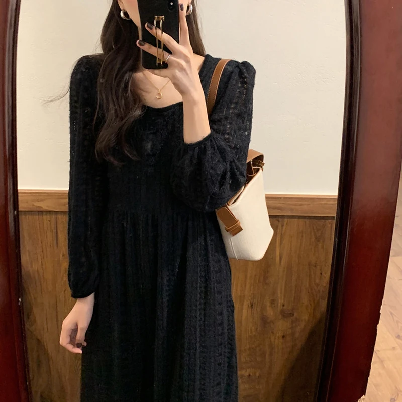 2021 Retro Elegance French Chic Loose Vestidos Elegant Square Collar High Waist Women All Match Hot Long Dresses
2021 Retro Elegance French Chic Loose Vestidos Elegant Square Collar High Waist Women All Match Hot Long Dresses