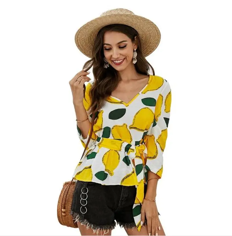 fashion womens tops and blouses 2020 new flower print chiffon blouse shirt V collar office blouse long sleeve women shirts CL295
fashion womens tops and blouses 2020 new flower print chiffon blouse shirt V collar office blouse long sleeve women shirts CL295