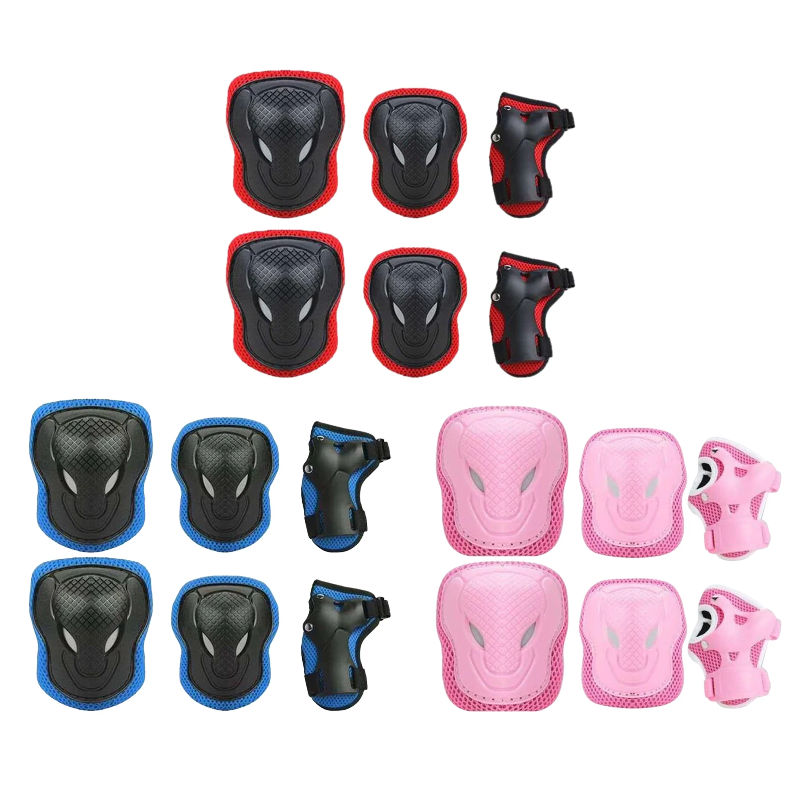 6pcs/set Roller Skating Skateboarding Knee Elbow Wrist Pad Cycling Bike Scooter Protective Gear Set for Toddler Kids
6pcs/set Roller Skating Skateboarding Knee Elbow Wrist Pad Cycling Bike Scooter Protective Gear Set for Toddler Kids