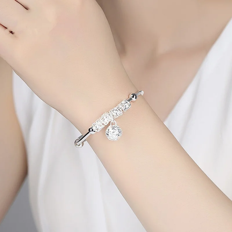 2019 Fashion Women's Hollow Ball Charm Bangle Bracelet Jewelry Gift Bracelets Bangles for Women 925 Silver Cuff Pandor Bracelet
2019 Fashion Women's Hollow Ball Charm Bangle Bracelet Jewelry Gift Bracelets Bangles for Women 925 Silver Cuff Pandor Bracelet