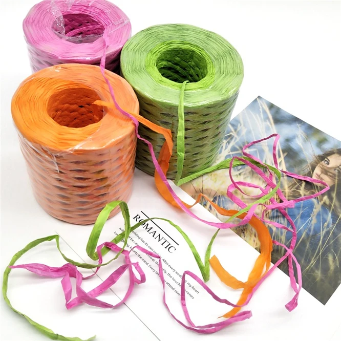 10Pcs 200m 10colors Natural Paper Rope Valentine Gift Box String Rope Floral Craft Wedding Birthday Party Tags Wrap Supplies
10Pcs 200m 10colors Natural Paper Rope Valentine Gift Box String Rope Floral Craft Wedding Birthday Party Tags Wrap Supplies