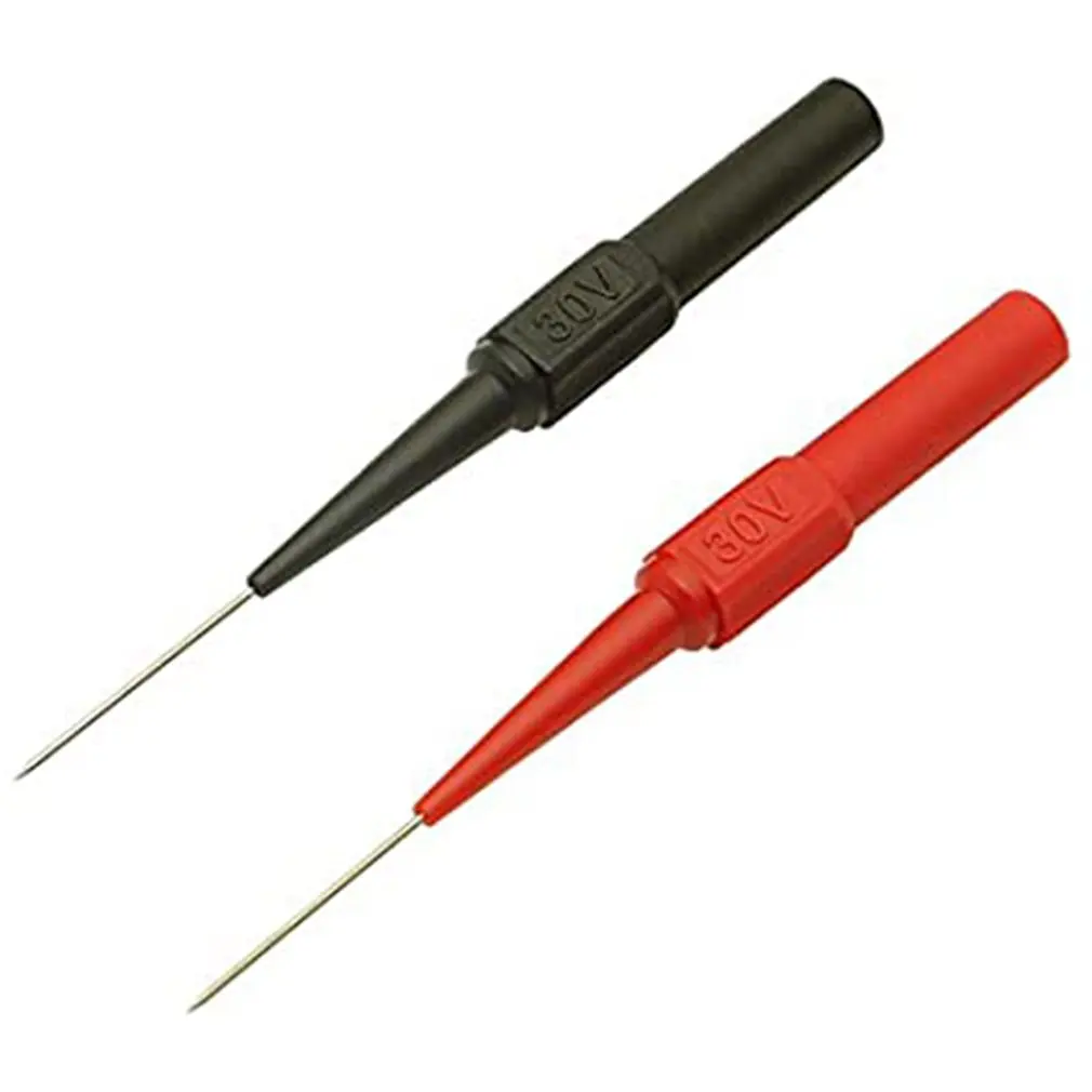 2Pcs Test Probe Instrument Parts & Accessories Needle Safe Multimeter Tools Black/Red For Banana Plug Car Test Puncture Line
2Pcs Test Probe Instrument Parts & Accessories Needle Safe Multimeter Tools Black/Red For Banana Plug Car Test Puncture Line