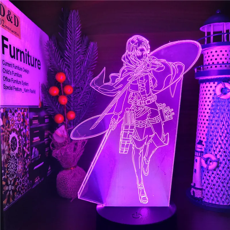 Action Figure Attack On Titan Toys 3D Set Led Levi Ackerman Night Lighting Touch Sensor Model Doll Anime Figurals Juguetes Figma
Action Figure Attack On Titan Toys 3D Set Led Levi Ackerman Night Lighting Touch Sensor Model Doll Anime Figurals Juguetes Figma