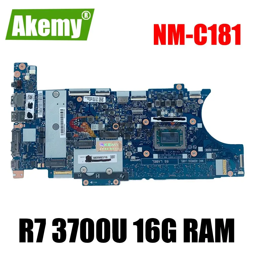 Akemy For Lenovo ThinkPad T495S Laptop Motherboard FA391/FA491 NM-C181 CPU R7 3700U RAM 16GB Tested test 02DM207 02DM212 02DM202
Akemy For Lenovo ThinkPad T495S Laptop Motherboard FA391/FA491 NM-C181 CPU R7 3700U RAM 16GB Tested test 02DM207 02DM212 02DM202