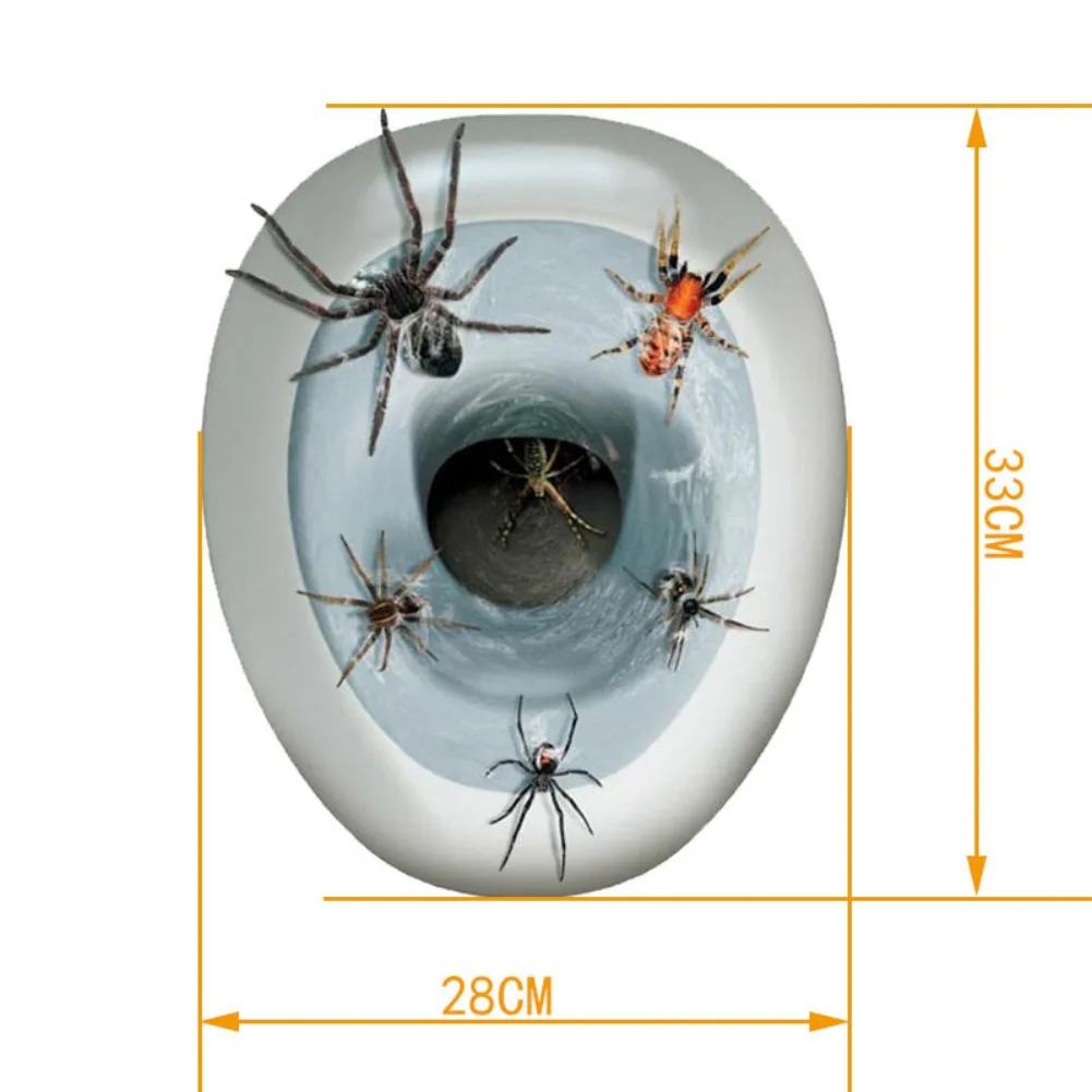 Halloween Spider Toilet Stickers Removable Decal Wall Sticker For Window Background Home Office Theme Party Terrorist Decoration
Halloween Spider Toilet Stickers Removable Decal Wall Sticker For Window Background Home Office Theme Party Terrorist Decoration