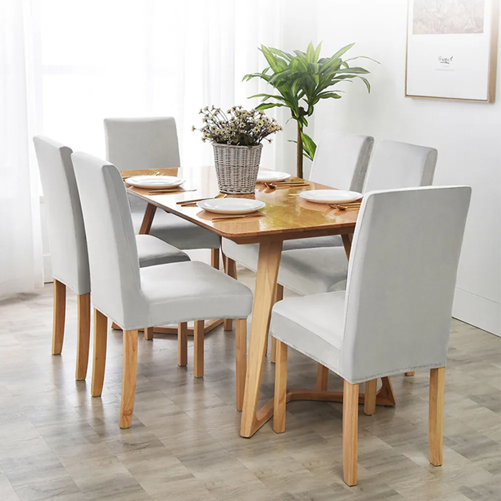 6PCS Solid Color Spandex Chair Covers Stretch Dining Room Seat Cover Elastic Chair Protective Case For Restaurant Wedding Banque
6PCS Solid Color Spandex Chair Covers Stretch Dining Room Seat Cover Elastic Chair Protective Case For Restaurant Wedding Banque