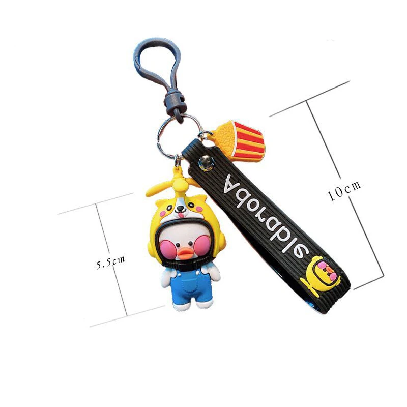 Helmet Duck Silicone Keychain Creative Cute Childrens Toy School Bag Pendant Couple Car Key Ring Gift Jewelry Anime Keychain 
Helmet Duck Silicone Keychain Creative Cute Childrens Toy School Bag Pendant Couple Car Key Ring Gift Jewelry Anime Keychain