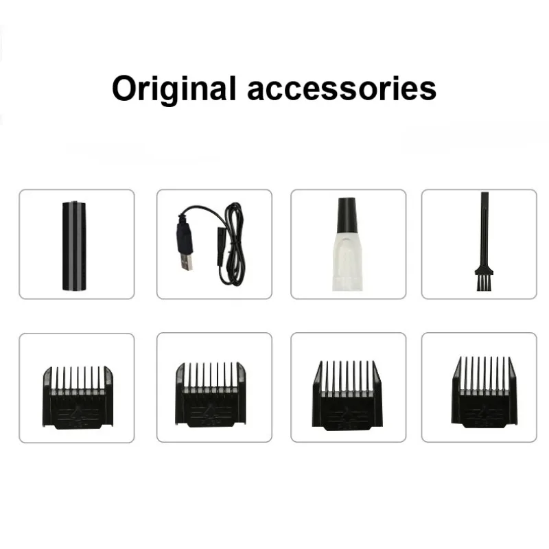 Hair Clippers Titanium Ceramic Blade Display Men's Hair Clipper Grooming Low Noise Accessories
Hair Clippers Titanium Ceramic Blade Display Men's Hair Clipper Grooming Low Noise Accessories