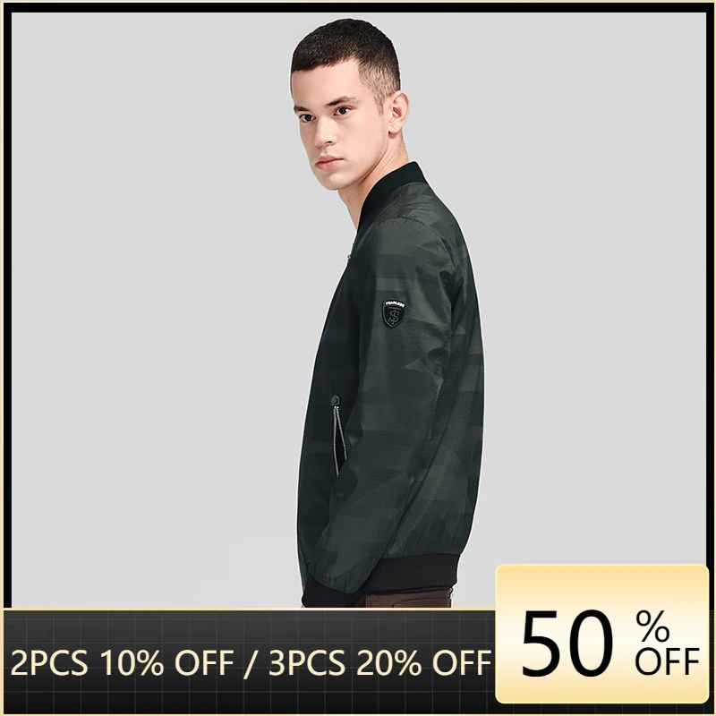 Куртка LKSD мужская с длинным рукавом, модная повседневная приталенная уличная одежда с воротником из нитей, пальто, U140790072, весна 
Куртка LKSD мужская с длинным рукавом, модная повседневная приталенная уличная одежда с воротником из нитей, пальто, U140790072, весна