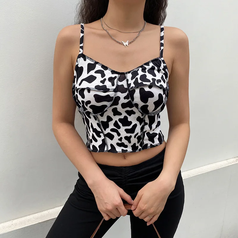 Ladies Tank Tops Y2K Sexy Street Black White Slim V-Neck Sleeveless Show Chest Type Halter Top Sling Summer Outfits Streetwear
Ladies Tank Tops Y2K Sexy Street Black White Slim V-Neck Sleeveless Show Chest Type Halter Top Sling Summer Outfits Streetwear