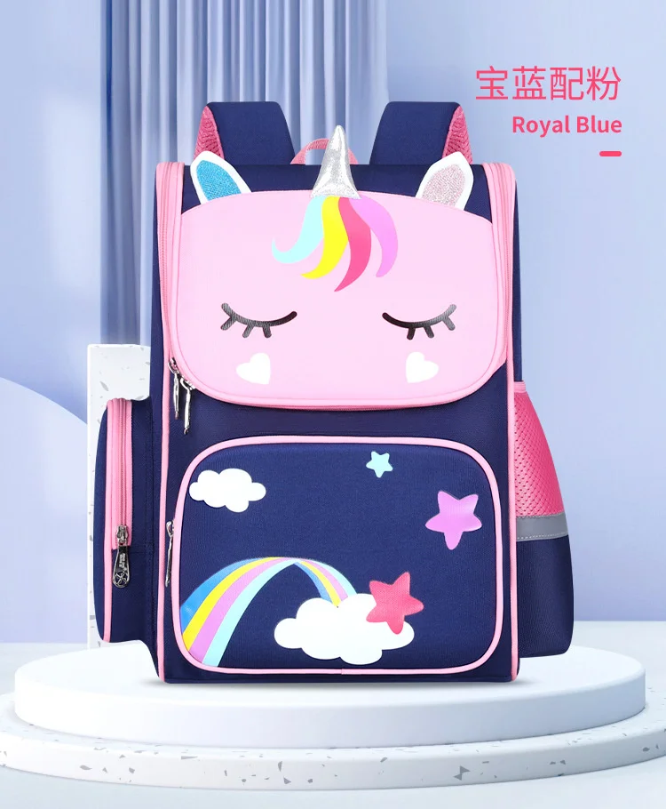 British Style Children Rainbow Unicorn School Bags Orthopedic Backpack For Kids Girl Primary Book Bag Satchels Cartoon Schoolbag
British Style Children Rainbow Unicorn School Bags Orthopedic Backpack For Kids Girl Primary Book Bag Satchels Cartoon Schoolbag
