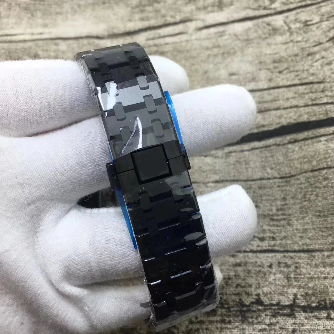 Classic New Men Watch Automatic Mechanical GMT Moon Phase Sapphire Full Black Luminous Blue Grey Watches Glass Back
Classic New Men Watch Automatic Mechanical GMT Moon Phase Sapphire Full Black Luminous Blue Grey Watches Glass Back