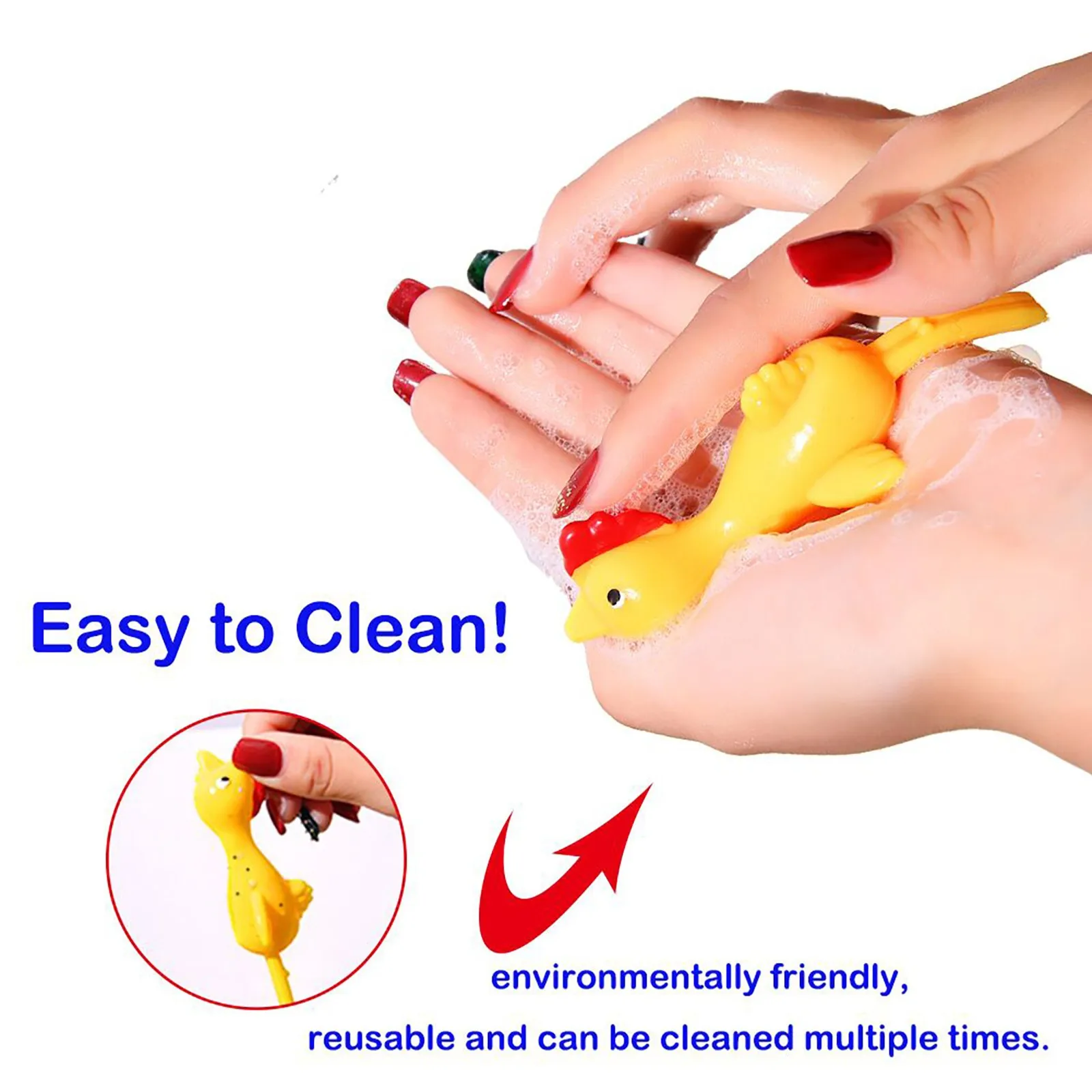 Fidget toys for anxiety 3Pcs Rubber Chicken Flick Chicken Flying Chicken Flingers Stretchy Gift Toy Decompression toy
Fidget toys for anxiety 3Pcs Rubber Chicken Flick Chicken Flying Chicken Flingers Stretchy Gift Toy Decompression toy