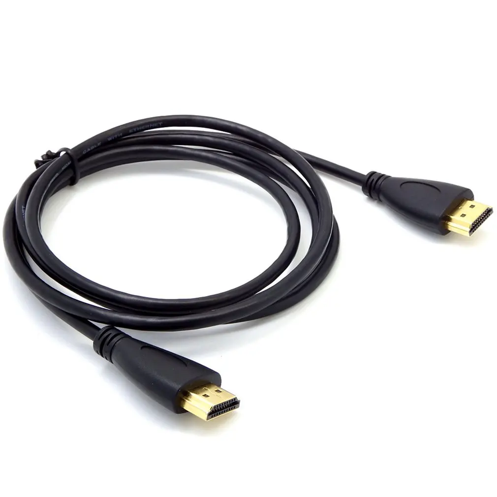 

HDMI-compatible CABLE For BLURAY 3D DVD For PS3 HDTV XBOX LCD HD TV 1080P Gold Plated Connector 3D 1080P Male to Male