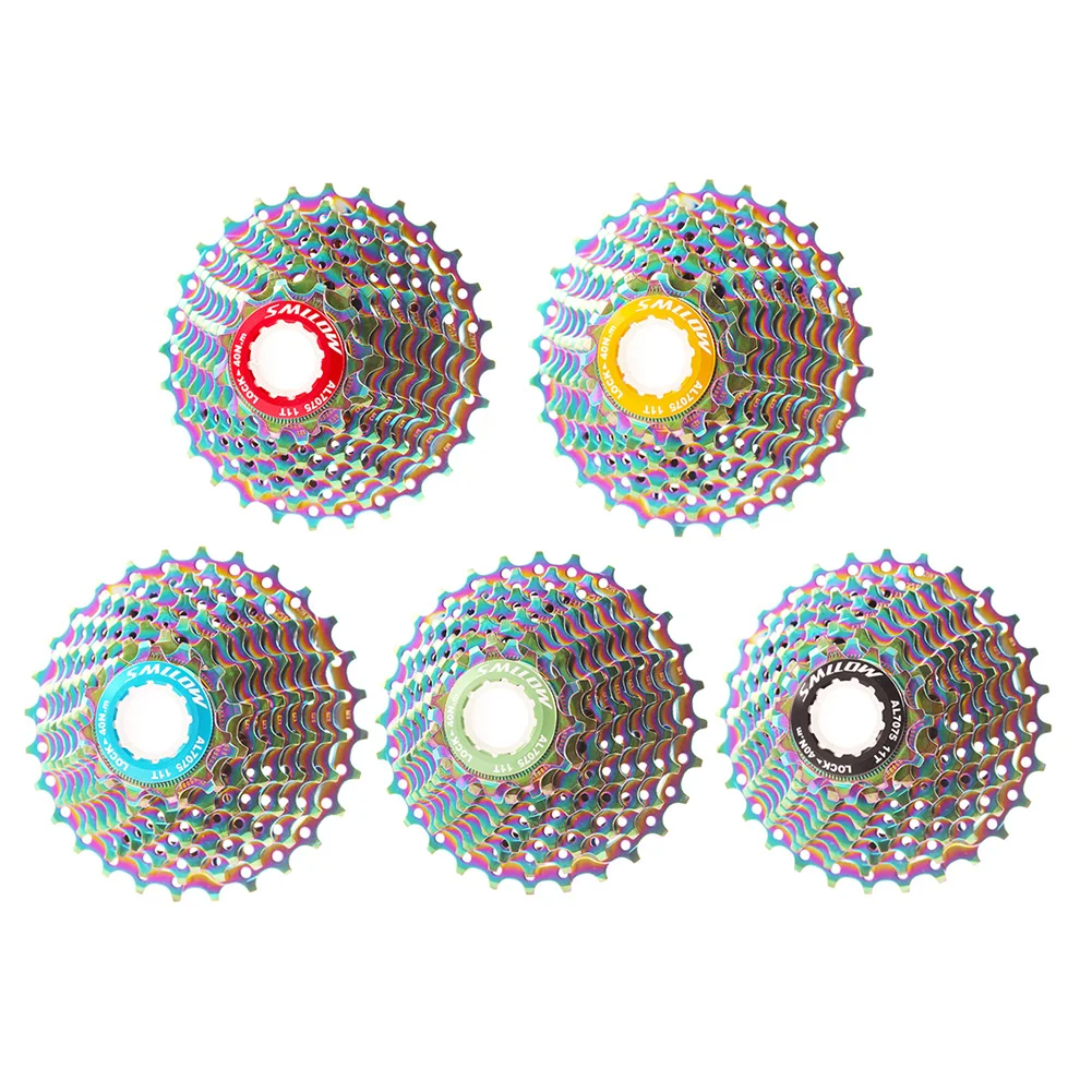 SMLLOW 10 S 11-28T Ultralight Road Bike Cassette Freewheel Sprocket High Strength Hollow Alloy Bicycle Freewheels Bike Part
SMLLOW 10 S 11-28T Ultralight Road Bike Cassette Freewheel Sprocket High Strength Hollow Alloy Bicycle Freewheels Bike Part