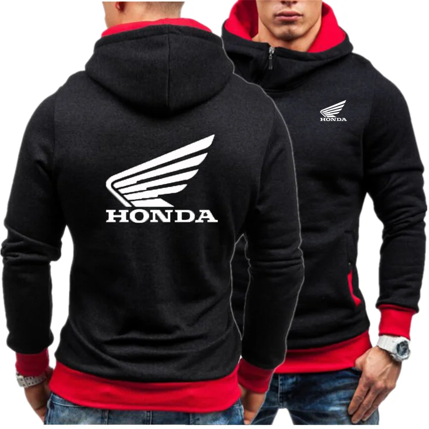2021Honda New Men's Fashion Solid Color Long-Sleeved Hooded Pullover Sweater Oblique Zipper Hoodie Spring Autumn High Quality
2021Honda New Men's Fashion Solid Color Long-Sleeved Hooded Pullover Sweater Oblique Zipper Hoodie Spring Autumn High Quality