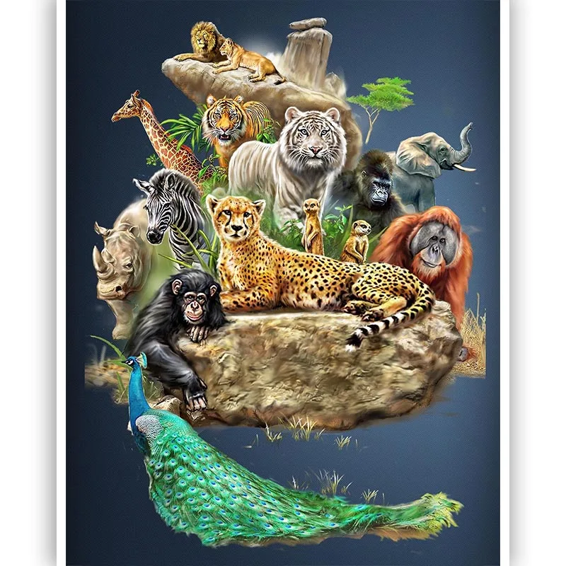 Diy Diamond Painting Animals 5d Handicrafts Full Square Tiger Lion Peacock Leapord Embroidery Cross Stitch Wall Art Home Decor
Diy Diamond Painting Animals 5d Handicrafts Full Square Tiger Lion Peacock Leapord Embroidery Cross Stitch Wall Art Home Decor