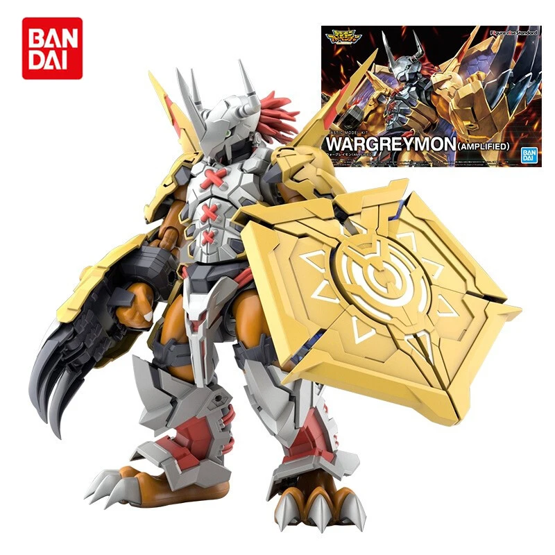 

Bandai Assembled Gundam Anime Model Figure-rise Digimon Wargreymon Action Figure Robot Decoration Toy Gift