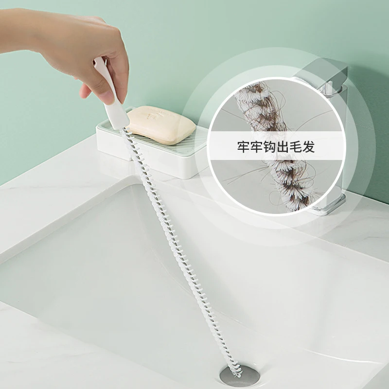 Home Bendable Sink Tub Toilet Dredge Pipe Snake Brush Tools Bathroom Kitchen Accessories Sewer Cleaning Drain Cleaner Tool | Дом и сад