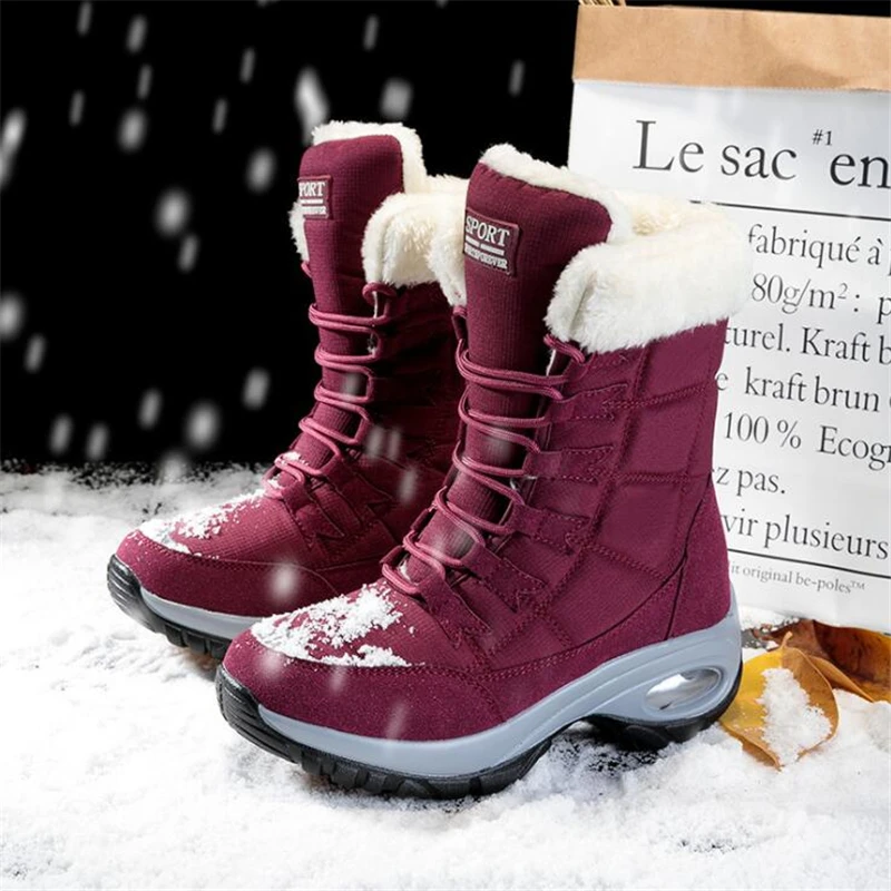 Women Boots Keep Warm Quality Mid-Calf Snow Boots Ladies Waterproof Booties Chaussures Femme Ankle Winter Fur Woman Snow Boots
Women Boots Keep Warm Quality Mid-Calf Snow Boots Ladies Waterproof Booties Chaussures Femme Ankle Winter Fur Woman Snow Boots
