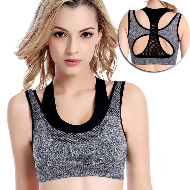 Fake Two Piece Sports Bras Women Crop Workout Tops Breathable Running Fitness Yoga Vest Seamless Underwear Push Up Bralette I18
Fake Two Piece Sports Bras Women Crop Workout Tops Breathable Running Fitness Yoga Vest Seamless Underwear Push Up Bralette I18