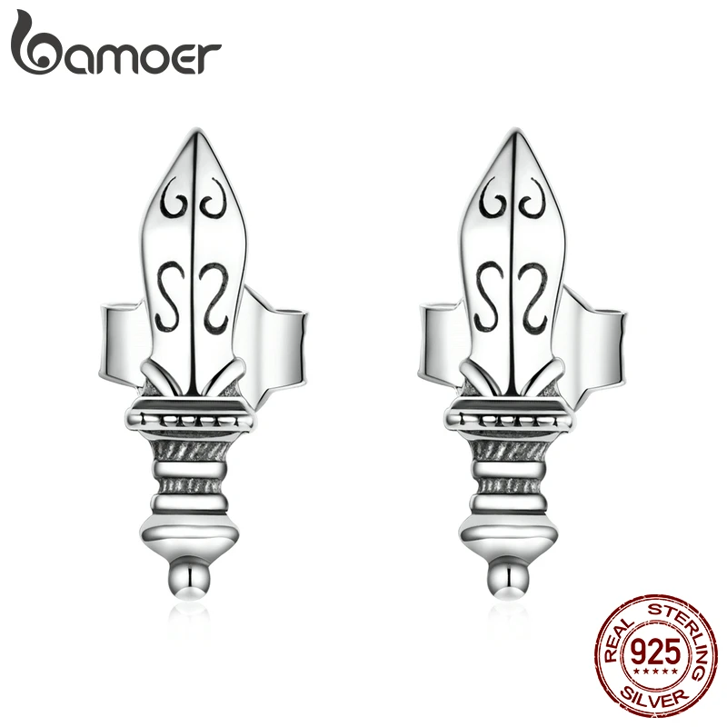 Женские креативные Серьги-пусеты Bamoer из стерлингового серебра 925 пробы 
Женские креативные Серьги-пусеты Bamoer из стерлингового серебра 925 пробы