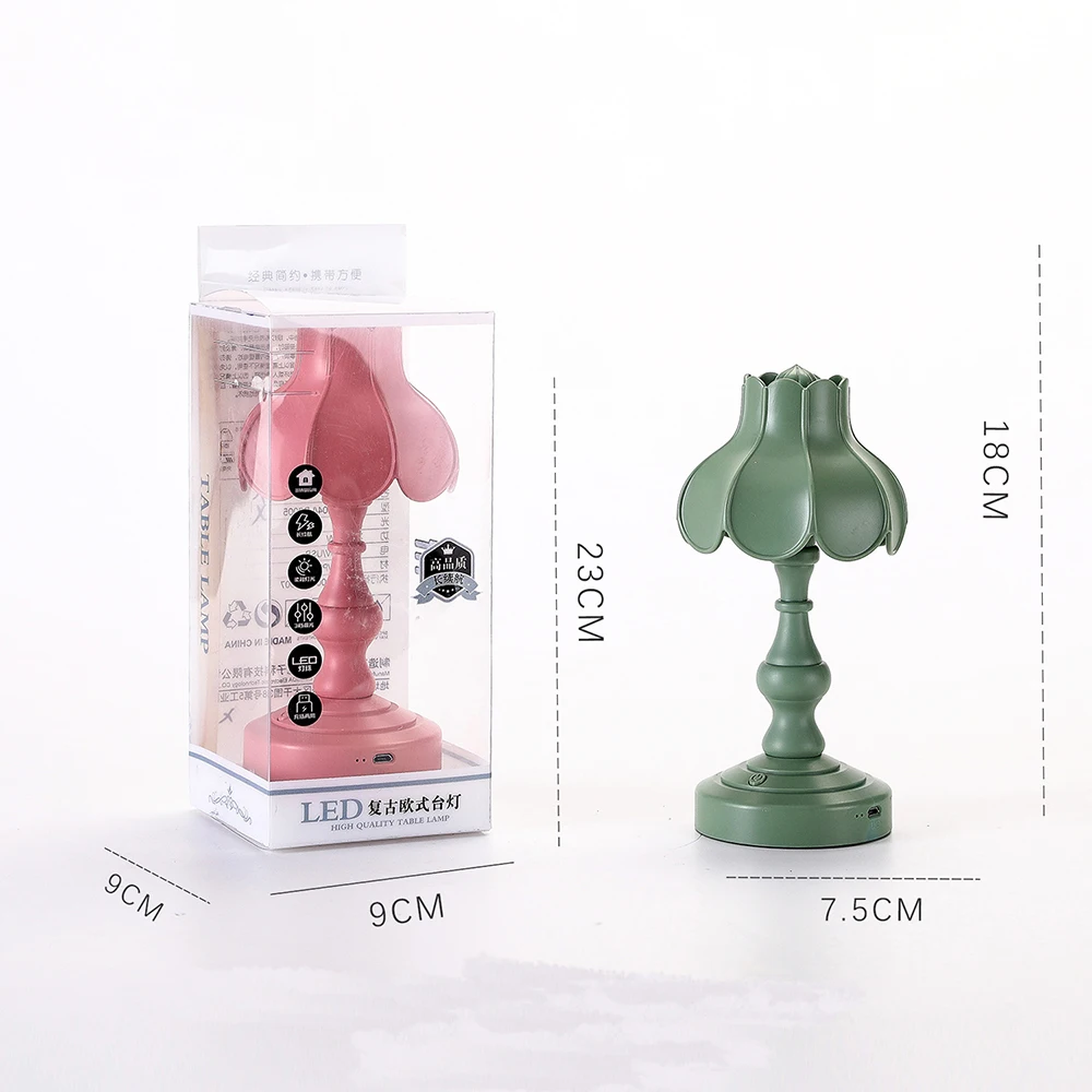 Xianfan European lotus small night light nostalgic Mediterranean bedroom bedside lamp mini contracted LED small desk lamp
Xianfan European lotus small night light nostalgic Mediterranean bedroom bedside lamp mini contracted LED small desk lamp