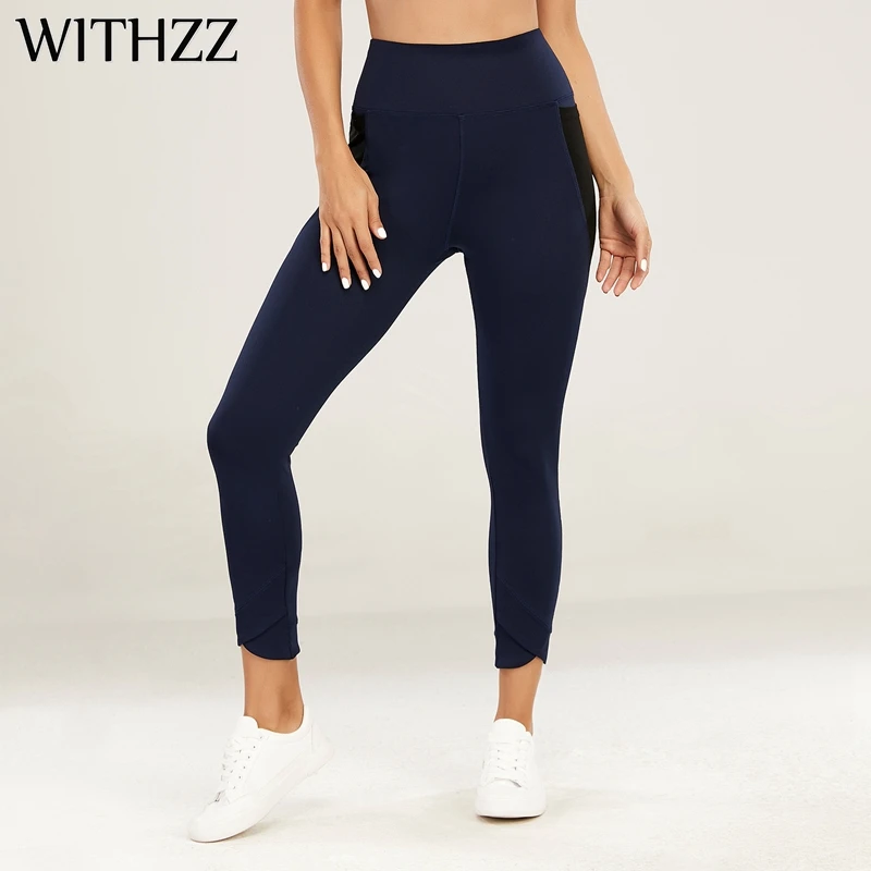 Женские быстросохнущие спортивные брюки WITHZZ, эластичные женские леггинсы с высокой талией
Женские быстросохнущие спортивные брюки WITHZZ, эластичные женские леггинсы с высокой талией