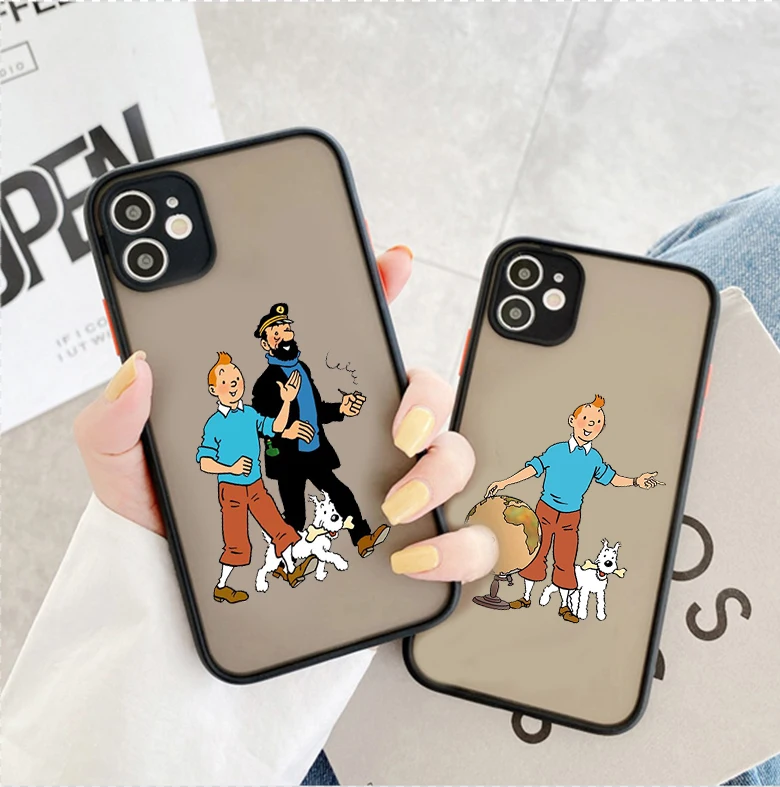 Les Aventures de Tintin et Milou Cellphone Bumper Clear Matte PC Back Phone Case For iphone 11 12 13 Pro XS Max 6s 7 8 Plus X XR
Les Aventures de Tintin et Milou Cellphone Bumper Clear Matte PC Back Phone Case For iphone 11 12 13 Pro XS Max 6s 7 8 Plus X XR