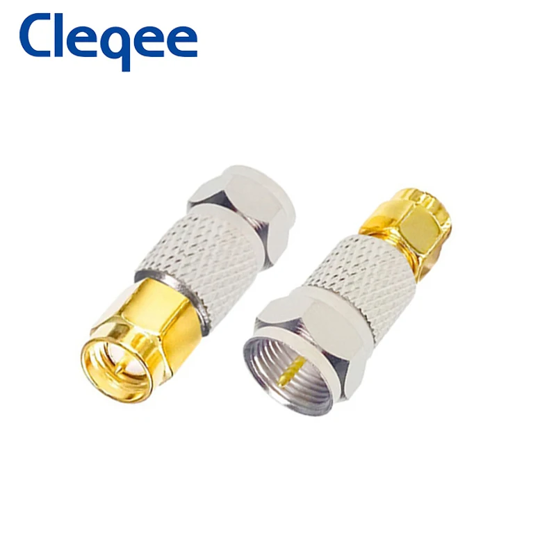 Cleqee F Тип штекер к SMA штекер прямой RF коаксиальный адаптер F разъем к SMA конвертеру золотой
Cleqee F Тип штекер к SMA штекер прямой RF коаксиальный адаптер F разъем к SMA конвертеру золотой
