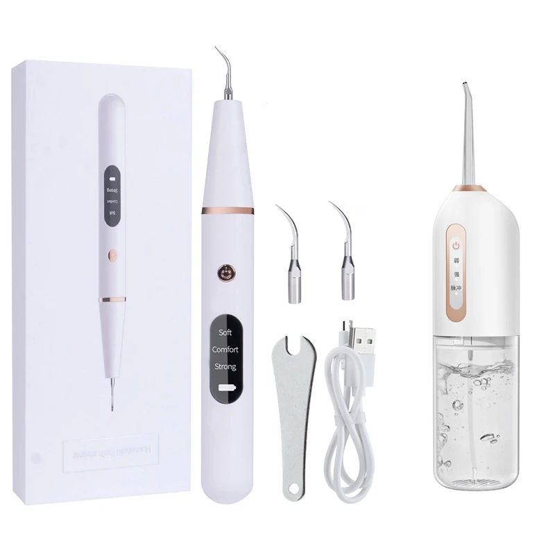 Electric Sonic Dental Oral Irrigator USB Rechargeable Water Flosser Portable Dental Water Jet 300ML Water Tank Waterproof Teeth
Electric Sonic Dental Oral Irrigator USB Rechargeable Water Flosser Portable Dental Water Jet 300ML Water Tank Waterproof Teeth