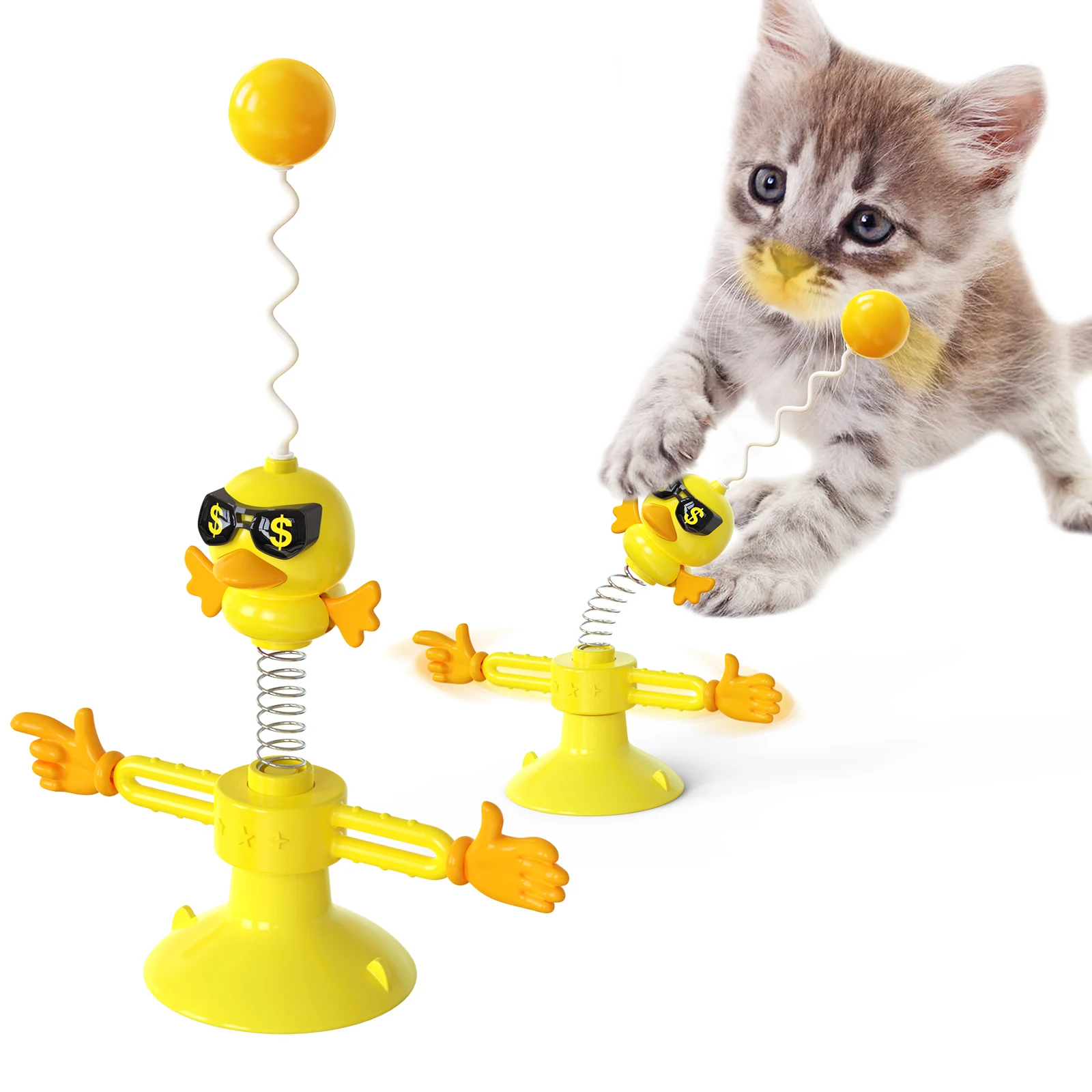 Spring Cat Toy Pet Products Bird Turntable Tumblers Interactive Smart Pet Electronic Toys Funny Balance Windmill Kitten Cat Ball
Spring Cat Toy Pet Products Bird Turntable Tumblers Interactive Smart Pet Electronic Toys Funny Balance Windmill Kitten Cat Ball