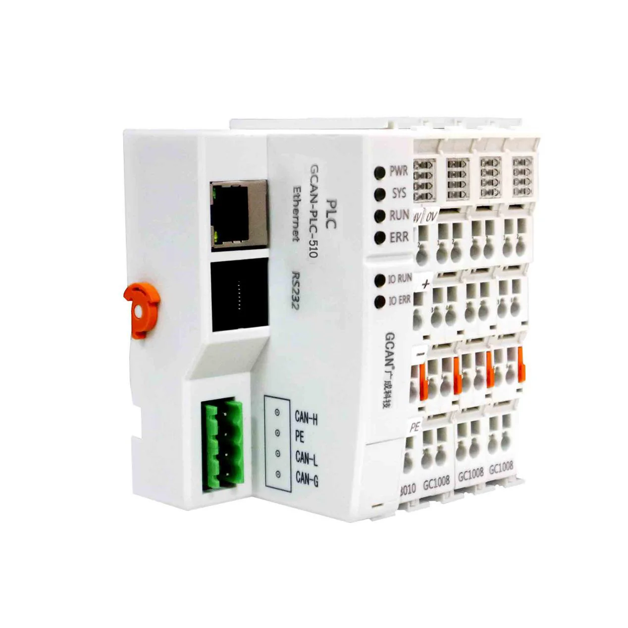 Integrate a Variety of Fieldbuses, any Expansion of The Number of IO Modules, Industrial PLC Master Station GCAN-PLC-510 CN;LIA
Integrate a Variety of Fieldbuses, any Expansion of The Number of IO Modules, Industrial PLC Master Station GCAN-PLC-510 CN;LIA
