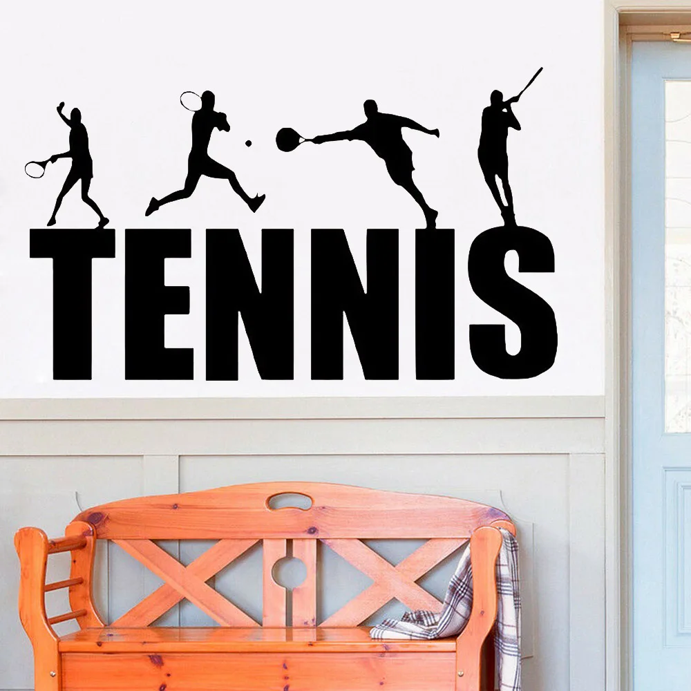 Tennis Player Wall Stickers Sport Logo Home Decor Living Room Vinyl Gym Interior Wall Stickers Exercise Room Art Decoration Y649
Tennis Player Wall Stickers Sport Logo Home Decor Living Room Vinyl Gym Interior Wall Stickers Exercise Room Art Decoration Y649