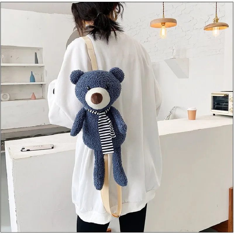 Plush bag female 2020 autumn and winter new cartoon cute girl shoulder bag bear toy messenger bag
Plush bag female 2020 autumn and winter new cartoon cute girl shoulder bag bear toy messenger bag
