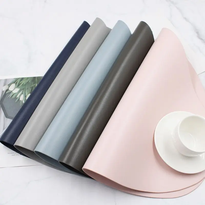 Tableware Pad Placemat PU Leather Table Mat Heat Insulation Non-Slip Placemats Bowl Coaster Kitchen
Tableware Pad Placemat PU Leather Table Mat Heat Insulation Non-Slip Placemats Bowl Coaster Kitchen