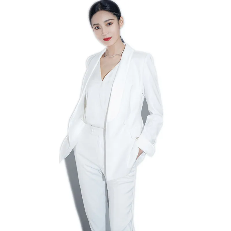 Ladies suit 2-piece blazer+pants women's pants suits women office lady business wear custom made костюм женский брючный
Ladies suit 2-piece blazer+pants women's pants suits women office lady business wear custom made костюм женский брючный