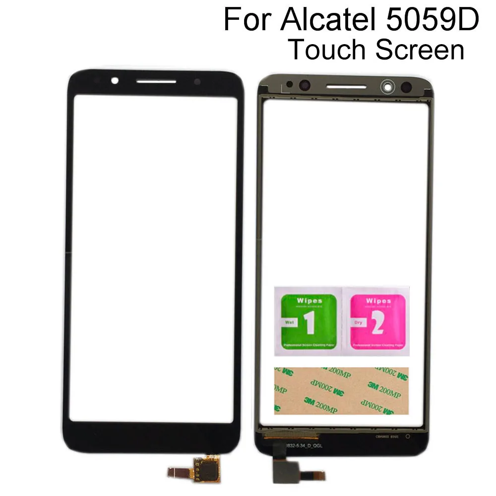 Сенсорный экран дигитайзер панель для Alcatel 1X 5059D 5059 объектив сенсор сенсорный