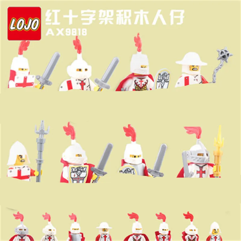 AX9818 Red Cross Knight Building Block Minifigure Puzzle Assembled Building Block Small Particle Building Block Doll Toy
AX9818 Red Cross Knight Building Block Minifigure Puzzle Assembled Building Block Small Particle Building Block Doll Toy
