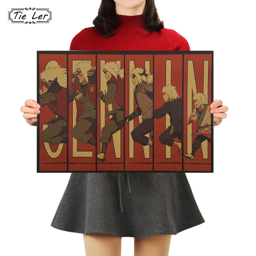 TIE LER Vintage Japanese Anime Retro Kraft Paper Poster Home Decor Retro Kraft Paper Painting 50.5x35cm Wall Sticker
TIE LER Vintage Japanese Anime Retro Kraft Paper Poster Home Decor Retro Kraft Paper Painting 50.5x35cm Wall Sticker
