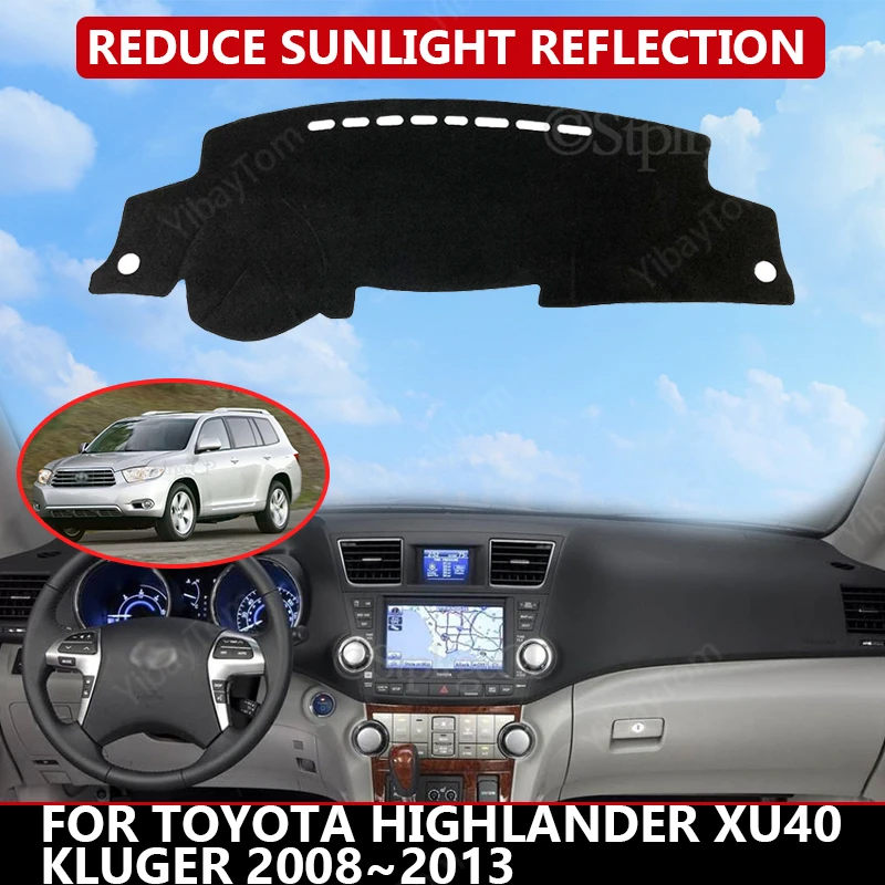 Car Dashboard Cover for Toyota Highlander XU40 Kluger 2008~2013 Mat Protector Sun Shade Dashmat Board Pad Auto Carpet
Car Dashboard Cover for Toyota Highlander XU40 Kluger 2008~2013 Mat Protector Sun Shade Dashmat Board Pad Auto Carpet