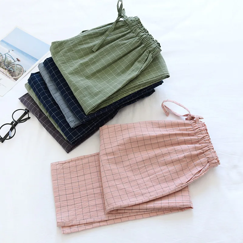 Women Cotton Pajamas Trousers Plaid Pants Casual Sleepwear Sleep Bottoms Soft Pyjamas Lingerie 2021 Summer New Nightwear
Women Cotton Pajamas Trousers Plaid Pants Casual Sleepwear Sleep Bottoms Soft Pyjamas Lingerie 2021 Summer New Nightwear