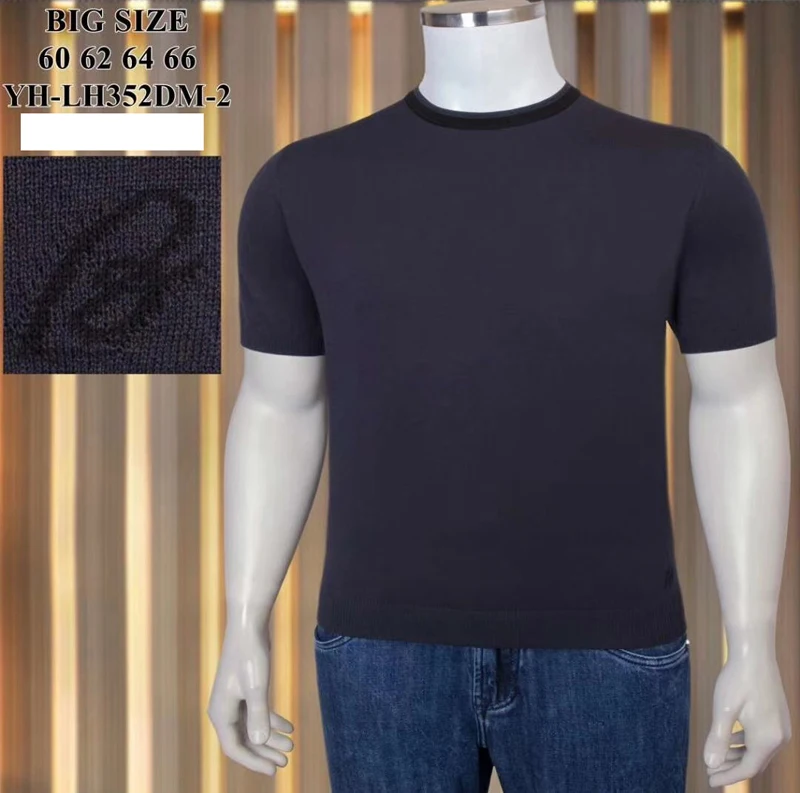 BILLIONAIRE T-shirt silk Big size 60-66 men 2021 summer new o-neck Casual elasticity embroidery Thin 5XL-8XL Short sleeve shirt
BILLIONAIRE T-shirt silk Big size 60-66 men 2021 summer new o-neck Casual elasticity embroidery Thin 5XL-8XL Short sleeve shirt