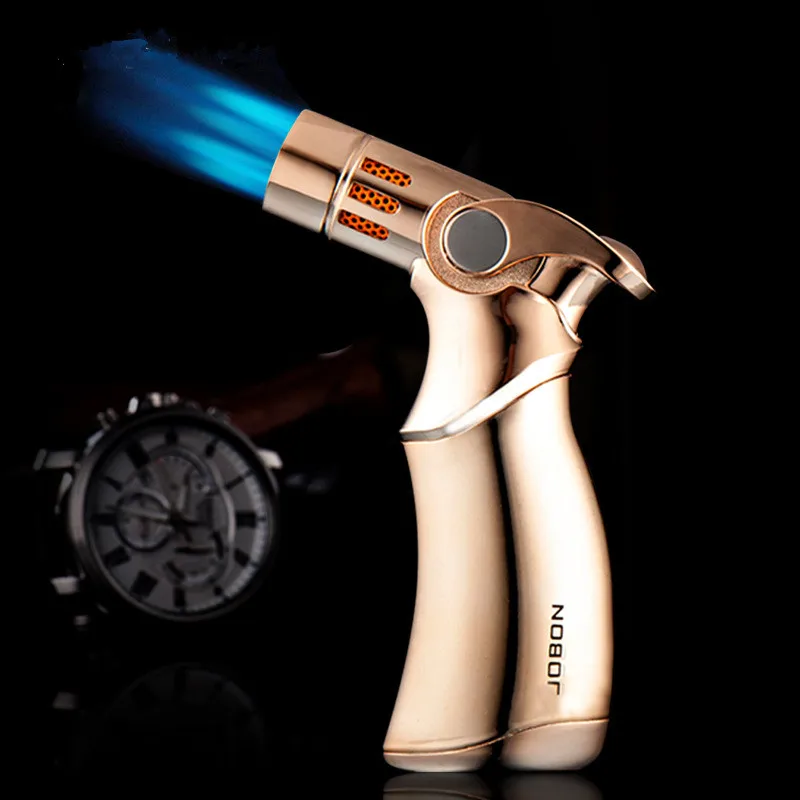 Jobon's Powerful Wham Four Torch Lighter Jets Turbo Grill Butane Gas Lighter Windproof Cigar Gadget for The Man
Jobon's Powerful Wham Four Torch Lighter Jets Turbo Grill Butane Gas Lighter Windproof Cigar Gadget for The Man