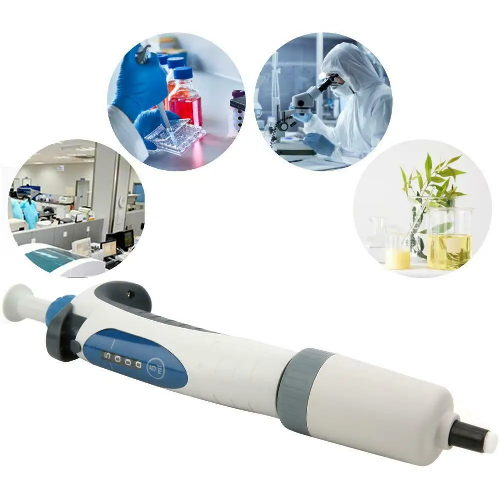 Pipettor Single Channel Adjustable Volume Micro Pipettes Lab Liquid Transfer Pipettes Tool 10/1000ul New Arrival
Pipettor Single Channel Adjustable Volume Micro Pipettes Lab Liquid Transfer Pipettes Tool 10/1000ul New Arrival