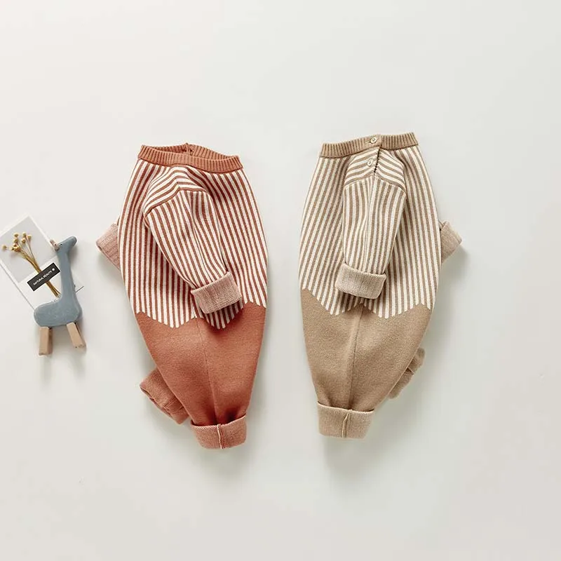Toddler Baby Girls Boys Stripe Clothes Autumn Kids Casual Fall Rompers Long Sleeve Infant Knitted Jumpsuit Newborn Cute Clothing
Toddler Baby Girls Boys Stripe Clothes Autumn Kids Casual Fall Rompers Long Sleeve Infant Knitted Jumpsuit Newborn Cute Clothing