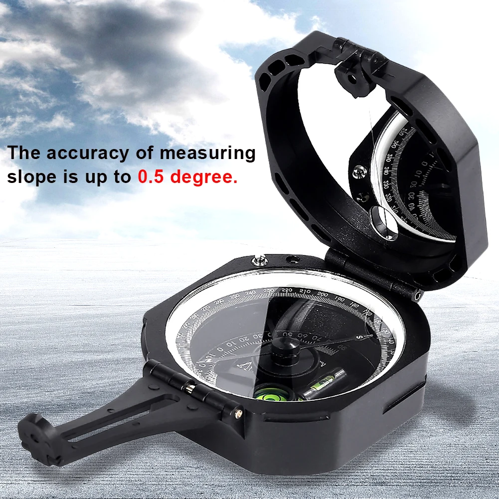 Professional Geological Compass Clinometer Lightweight Outdoor Survival Pocket Military Compass for Measuring Slope Distance
Professional Geological Compass Clinometer Lightweight Outdoor Survival Pocket Military Compass for Measuring Slope Distance