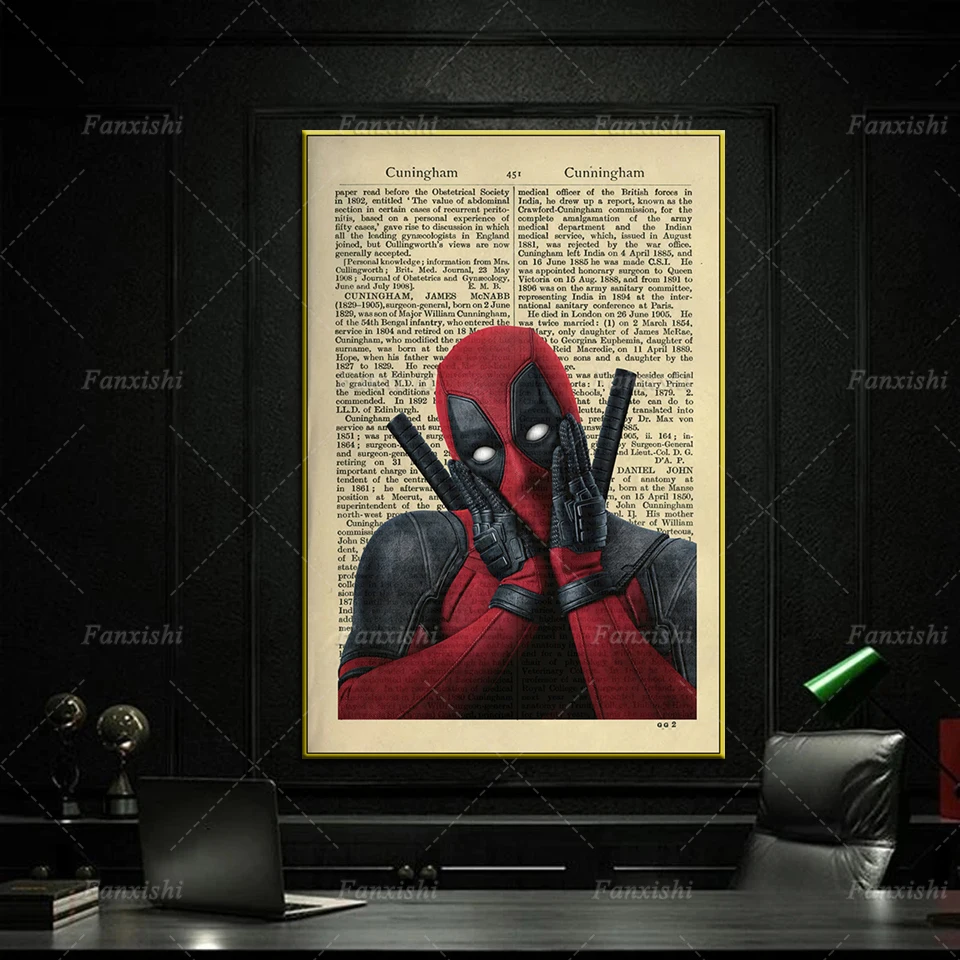 Deadpool Character Portrait Superhero Marvel Wall Decoration Painting Posters and Prints Wall Art Canvas Picture for Living Room
Deadpool Character Portrait Superhero Marvel Wall Decoration Painting Posters and Prints Wall Art Canvas Picture for Living Room